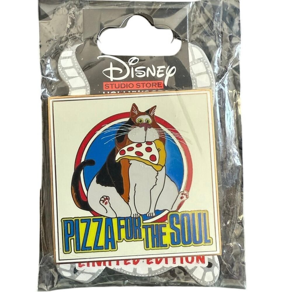 Disney D23 Expo 2022 DSSH DSF Pizza Pin Soul Mr. Mittens LE 500 New Moving Pin